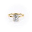 The Lexie Set With A 2 Carat Radiant Lab Diamond Cheap