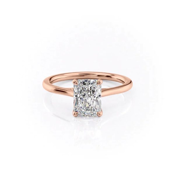 The Lexie Set With A 2 Carat Radiant Lab Diamond Online Sale