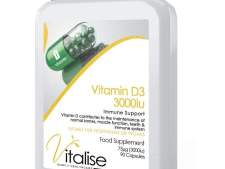 Vitalise Vitamin D3 3000iu 90 Capsules Fashion