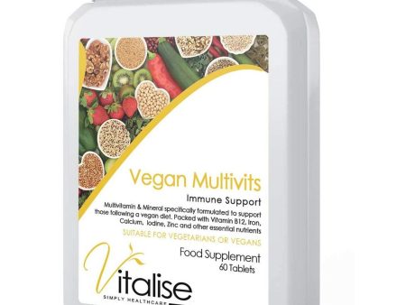 Vegan Multivitamin & Mineral Supplement, Immune Support - 60 Tablets Online Hot Sale