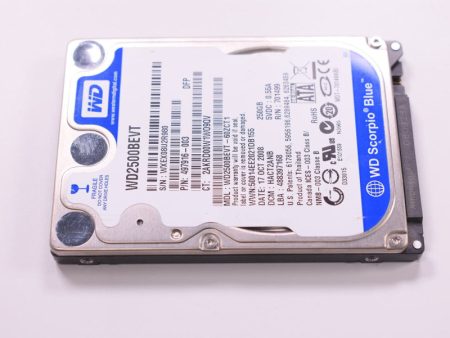 New 617441-001 Hp Drive HDD 250GB 5400RPM Sata RAW 2.5IN For Cheap