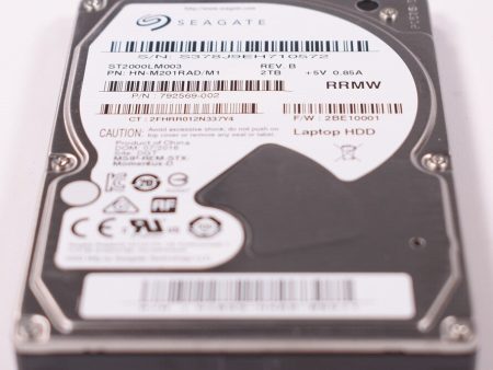 New 908381-800 Hp Laptop Hard Disk Drive LaptopHDD 2TB 5400RPM 9.5mm Cheap