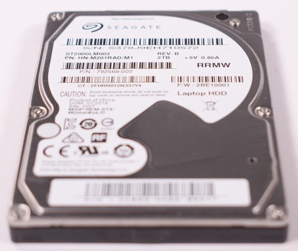 New 908381-800 Hp Laptop Hard Disk Drive LaptopHDD 2TB 5400RPM 9.5mm Cheap